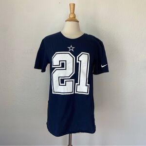 Nike Dallas Cowboys Ezekiel Elliott Short Sleeve Crew Neck The Nike Tee